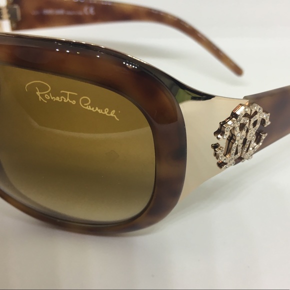 Roberto Cavalli Accessories - AUTH Roberto Cavalli Sunglasses Havana Tortoise